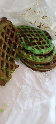 Sad Pandan Waffles