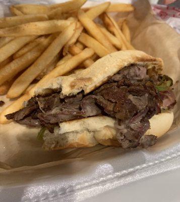 Steak Sandwich W/ Fries