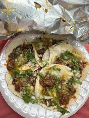 Beef tacos