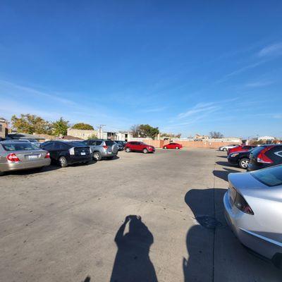 Parking lot on the roof