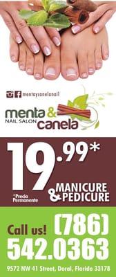 Tienen la mejor promoción de Doral en Manicure y Pedicure