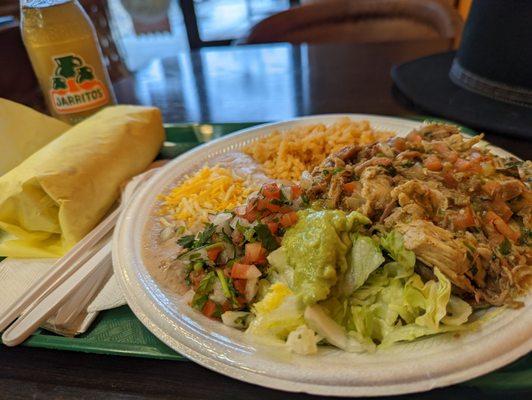 Chili Verde Plate