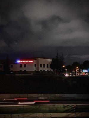 Stone Ridge Academy Building  View: Euclid Exit 10 freeway