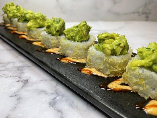 July Special Roll: Chicken Tempura + Guacamole