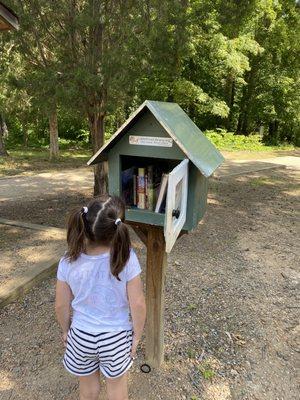 The cutest thing ever. Borrow a book, give a book. We don't have these in California