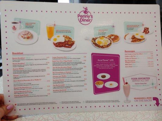 All Day Breakfast Menu