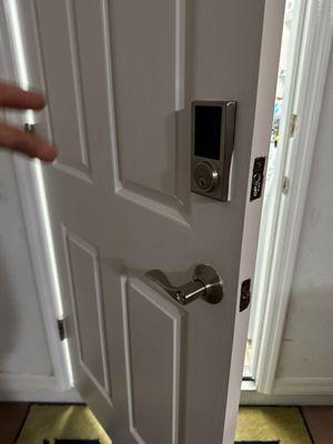 Door locks change in Bradenton.