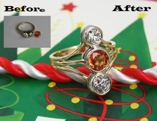 Jewelry Makeover!   Before and After.