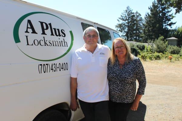 Henry and Gloria have both been locksmiths for 40 years.  Winery's 
give us a call we can take care of all your lock needs!