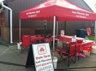 Fowlerville Fair booth