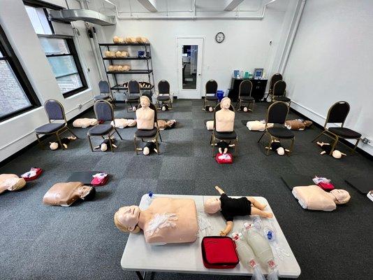 Frontline Health North classroom - Instructor view