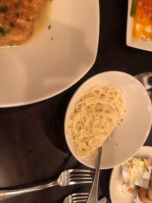 Side of angel hair pasta with the francaise