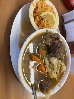 Caldo de res - beef  vegetable  soup