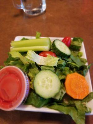 Side garden salad