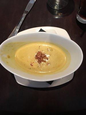 Soup of the day (of the land): creamy butternut squash. $10.