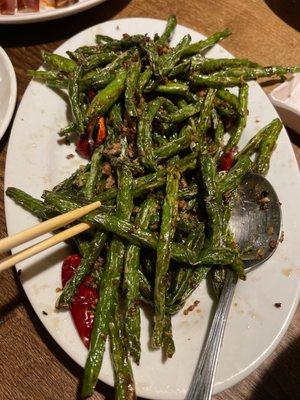 Green String Bean with Minced Pork