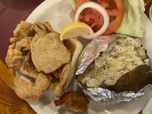 Soft shell crab sandwich