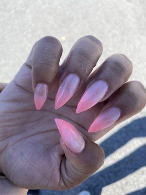 wrongly shaped nails