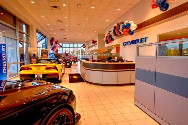 Visit our showroom for the newest Chevrolet models.