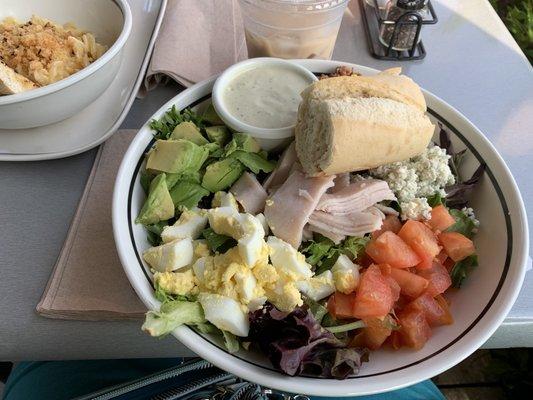 Turkey Cobb salad. Always delicious!