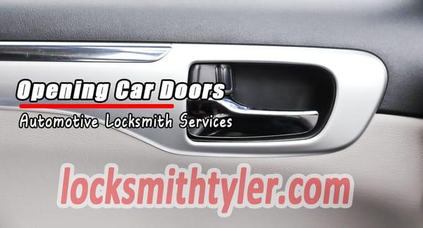 Automotive Locksmith Tyler.
 Call today: (469) 208-6880