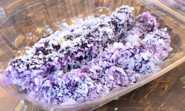 Puto with UBe and coconut