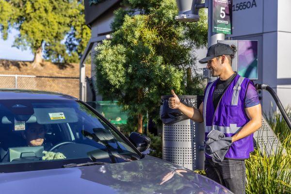 Your wash ends with Quality Control to ensure your car is BLISS clean