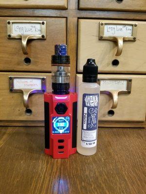 60mL eLiquid in Polarice, Snow Wolf VFeng and Smok TFV8 Cloud Beast.