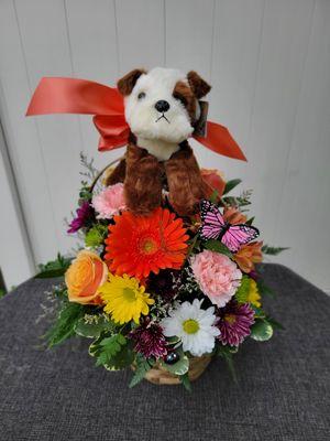 Puppy Love basket