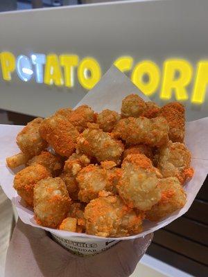 Cheddar tots