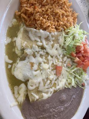 Verde enchiladas