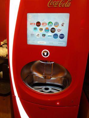 Lots of choices from the Coca-Cola Freestyle dispenser.  I had Mello Yello.