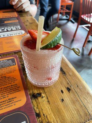 frozen strawberry margarita