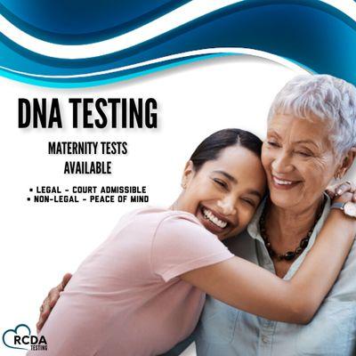 Maternity testing available at RCDA Testing.