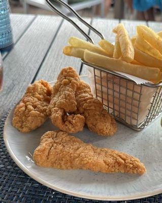 Chicken fingers and fries