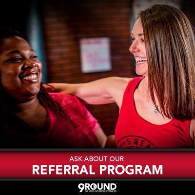 9Round Camarillo has an amazing referral program!