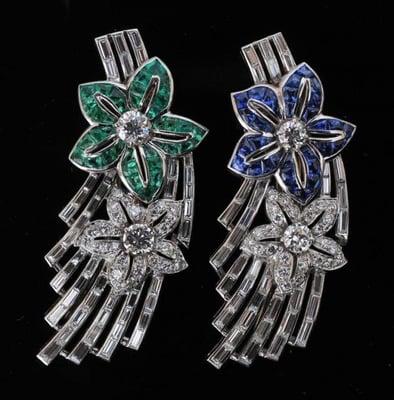 Platinum and Diamond Pins, sold $6,900