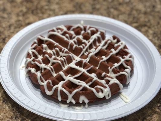 Red Velvet Waffle Special