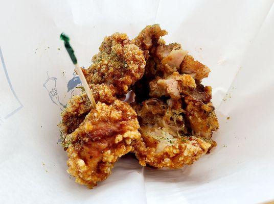 Seaweed salt & pepper Taiwanese popcorn chicken