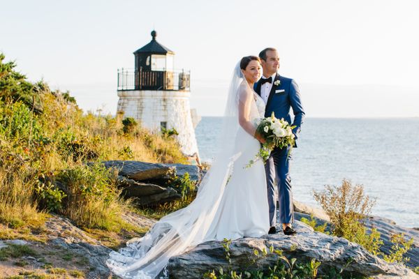 Jessica Haley Bride at her wedding in Newport!