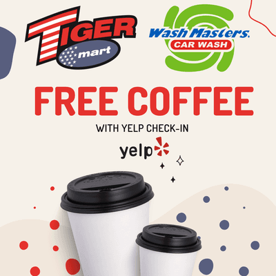 Check-In For a Free Small Coffee!