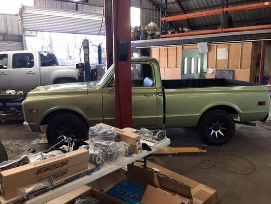 The team at Auto Empire are taking my truck down instead of up.