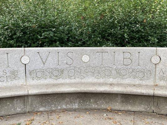 Waldo Hutchins Memorial Bench 10/20/21