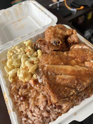 Fried Chicken x Rice & Peas x Macaroni Salad