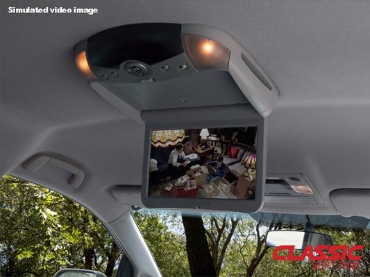 Toyota Sienna drop down DVD player