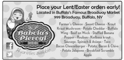 We do Easter and lent orders!