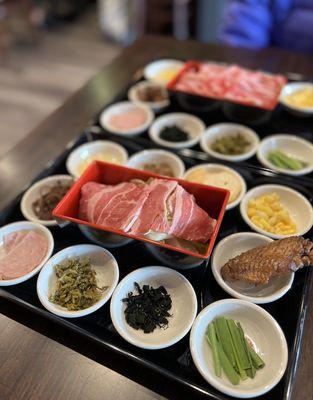 Toppings for original rice noodles