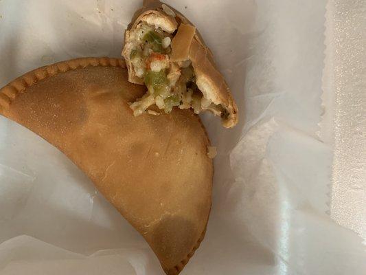 Crawfish meat pie