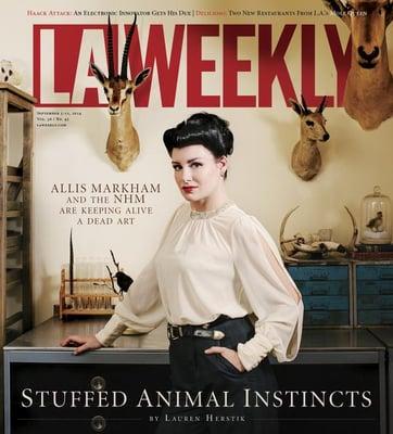 LA Weekly cover of Allis Markham