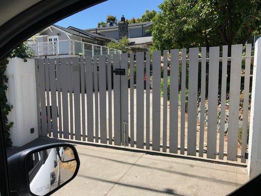 Custom Driveway Swing Gate Installed By Local Gate Service